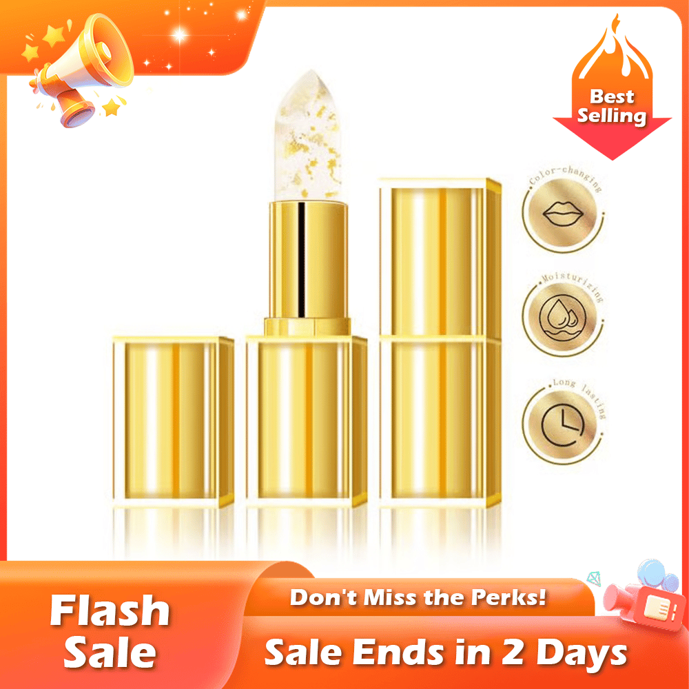 ?Flash Sale⚡ 50K+ SOLD! Almost Gone-?? Experience Luxurious Lips - ✨Transferproof Color-Changing Lipstick?CrystalClear Color Alchemy ? Auto-Tints on Contact!