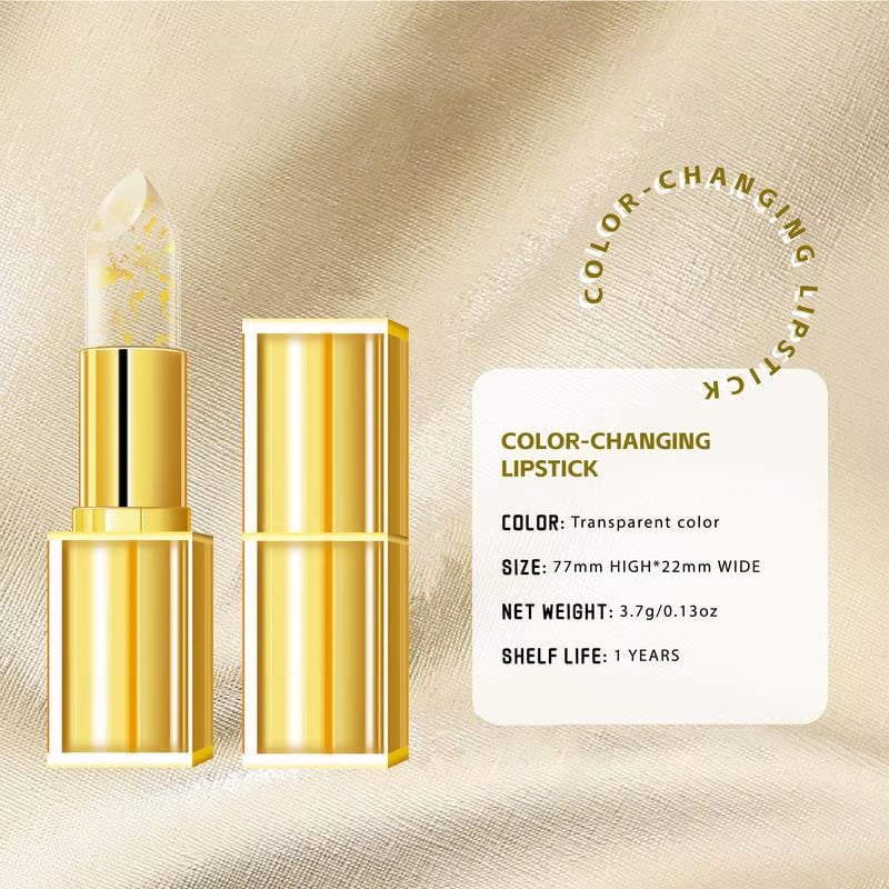 ?Flash Sale⚡ 50K+ SOLD! Almost Gone-?? Experience Luxurious Lips - ✨Transferproof Color-Changing Lipstick?CrystalClear Color Alchemy ? Auto-Tints on Contact!