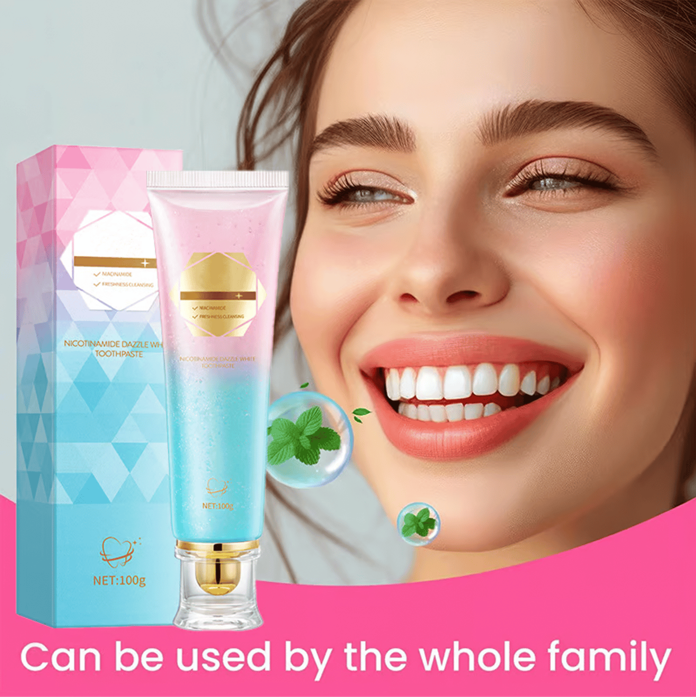 ✨ 🦷 Niacinamide Whitening Toothpaste - For Healthier, Whiter Teeth!