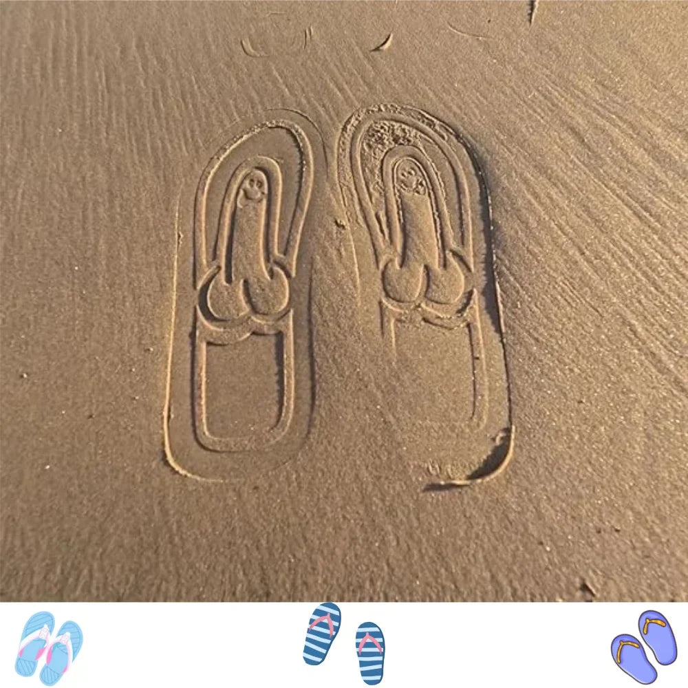 Fun Beach Flip Flops